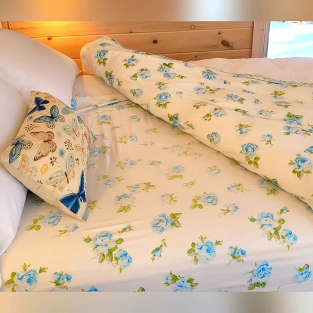 VINTAGE Twin/single Bedding 4pc Combination, Texmade, Cotton/poly Blend - Picture 3 of 15